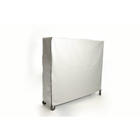 Cart Cover, Bruin Grey Vinyl, 54 X 48X 18, WZippers